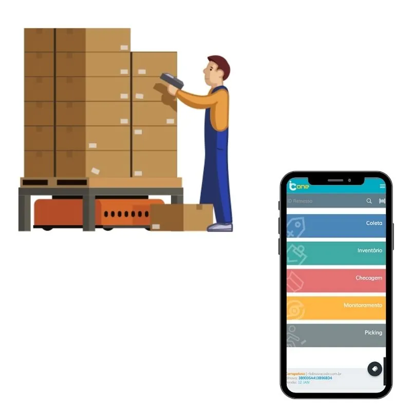 Etiqueta rfid para controle de estoque